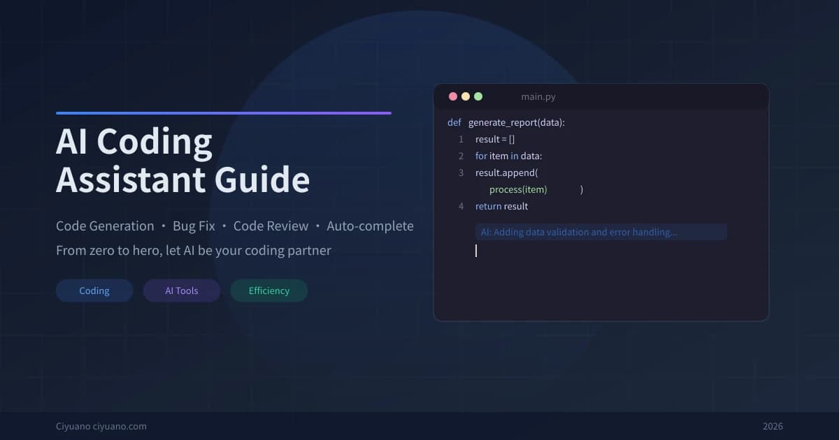 A Practical Guide to AI Programming Assistants: Code Generation, Bug Fixing, and Code Review All in One