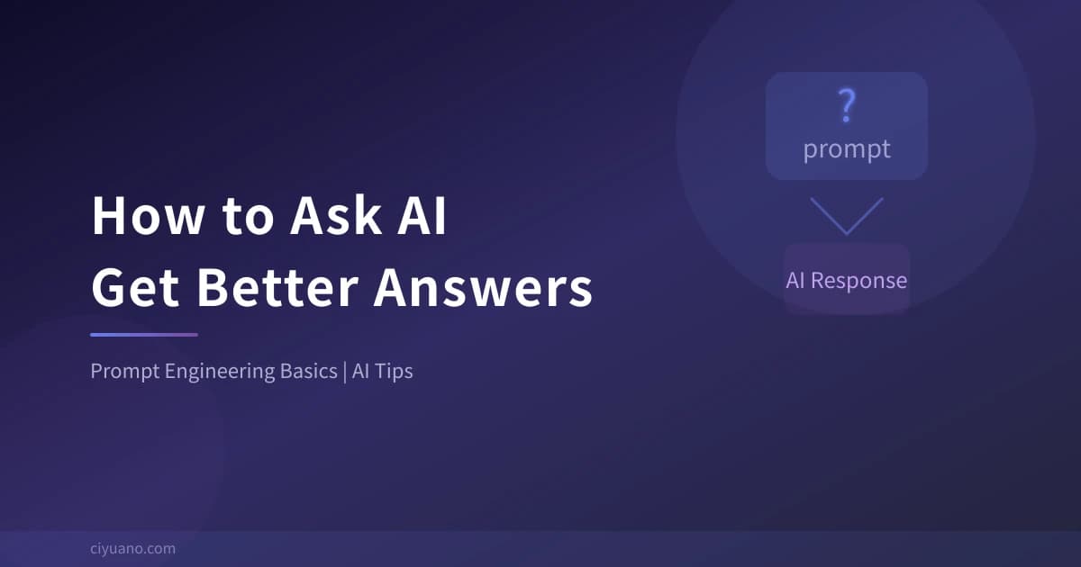 How to Ask AI for Better Answers: A Beginner's Guide to Prompt Engineering