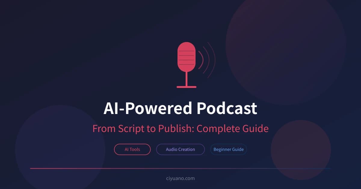 AI-Powered Podcast Creation: Complete Guide from Script to Publish
