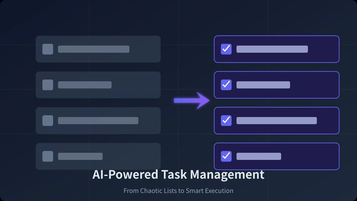 AI Task Management: From Chaotic Lists to Smart Execution