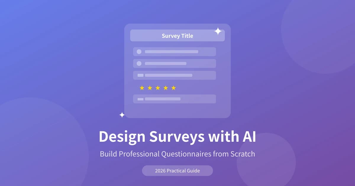 Design Surveys with AI: Build Professional Questionnaires from Scratch