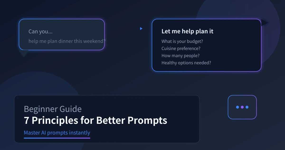 Beginner Guide: 7 Principles to Write High-Quality Prompts