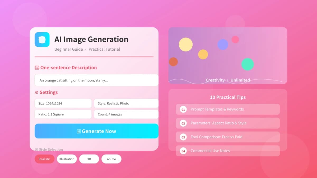 AI Image Generation for Beginners: Create Your First Great Image in 10 Minutes