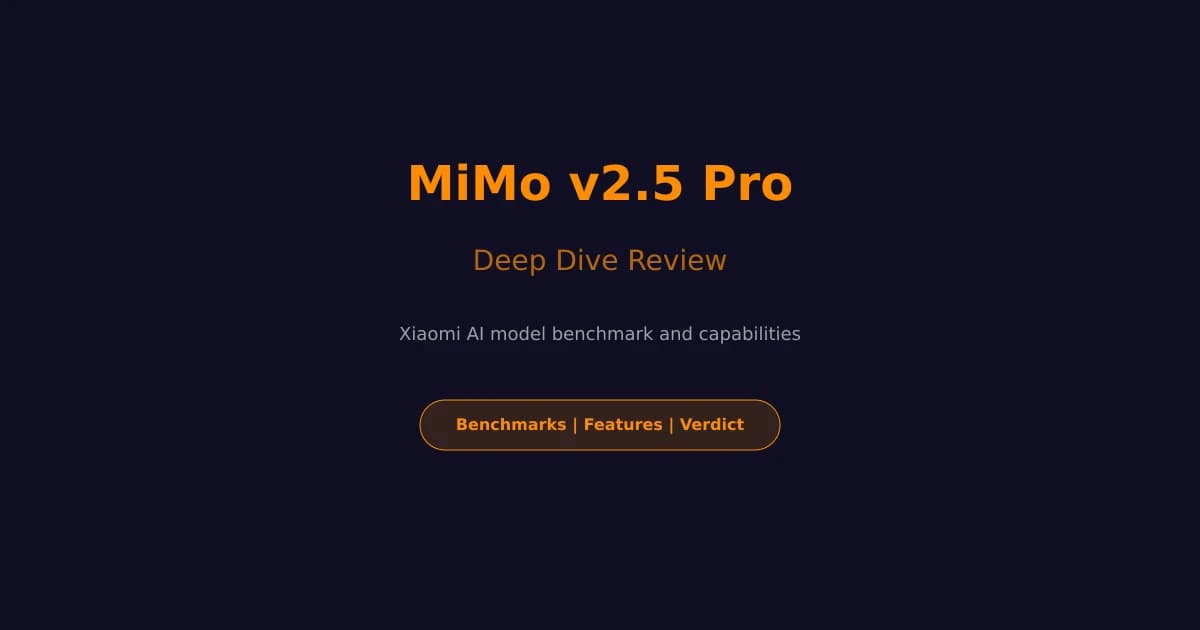 MiMo v2.5 In-Depth Review: The True Level of Xiaomi's AI Large Model