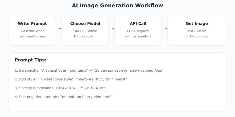 Image Generation API Workflow