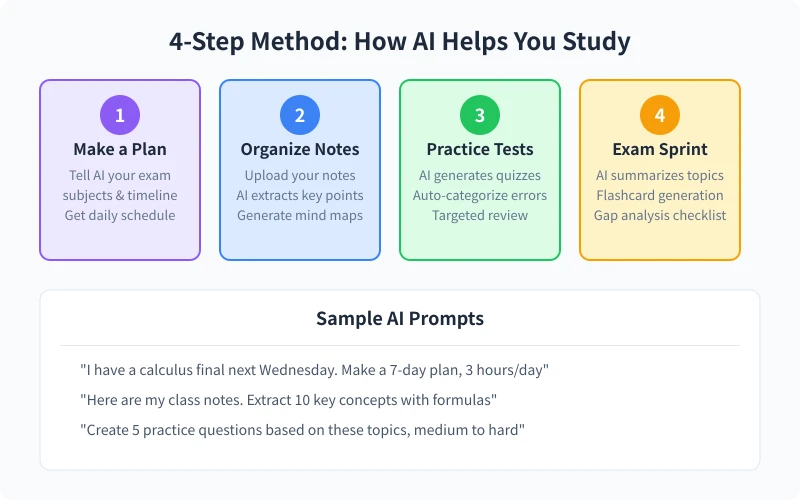 Four Steps of AI Study Methods