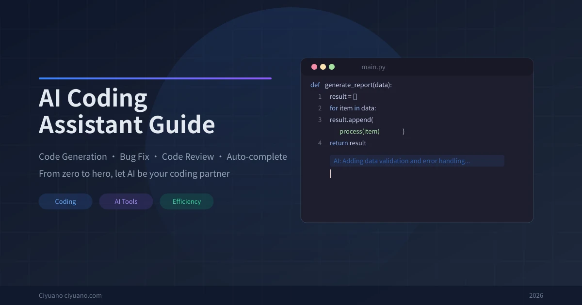 A Practical Guide to AI Programming Assistants: Code Generation, Bug Fixing, and Code Review All in One