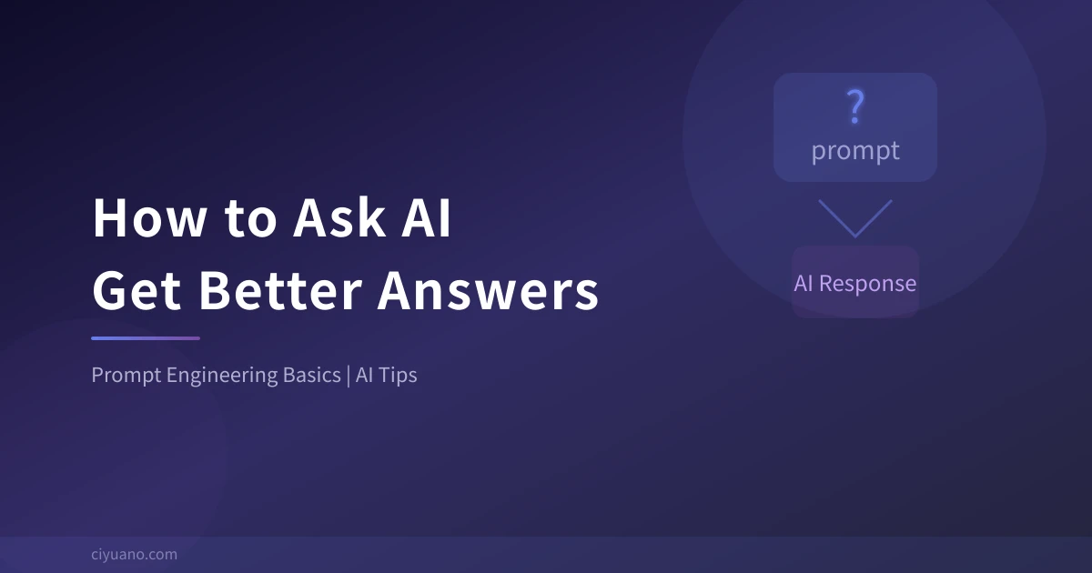 How to Ask AI for Better Answers: A Beginner's Guide to Prompt Engineering