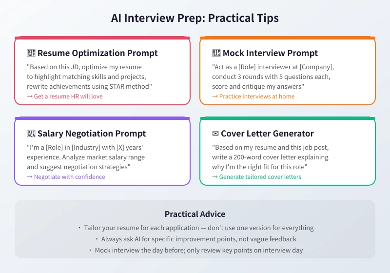 AI Interview Preparation Practical Tips