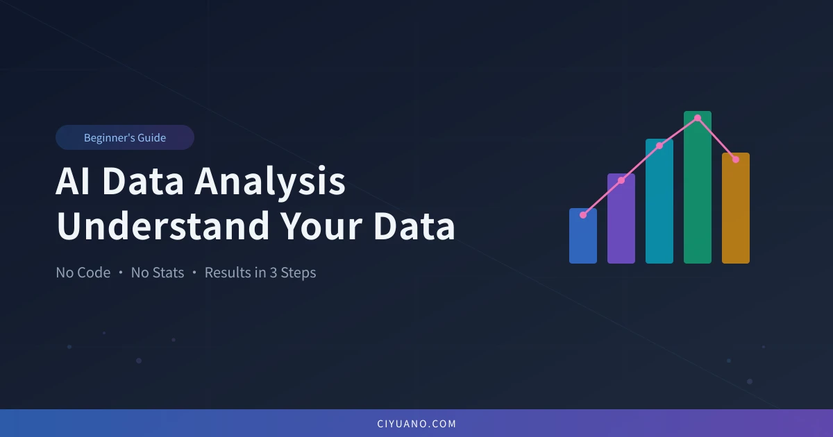 AI Data Analysis for Beginners: Understand Your Data in 3 Steps