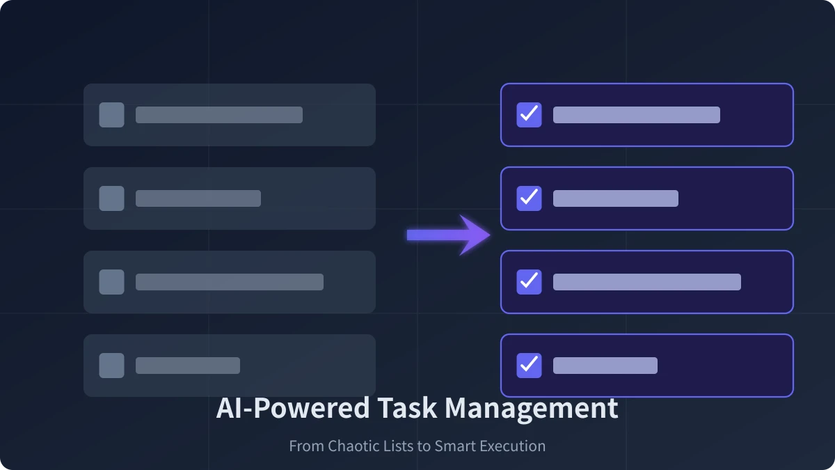 AI Task Management: From Chaotic Lists to Smart Execution
