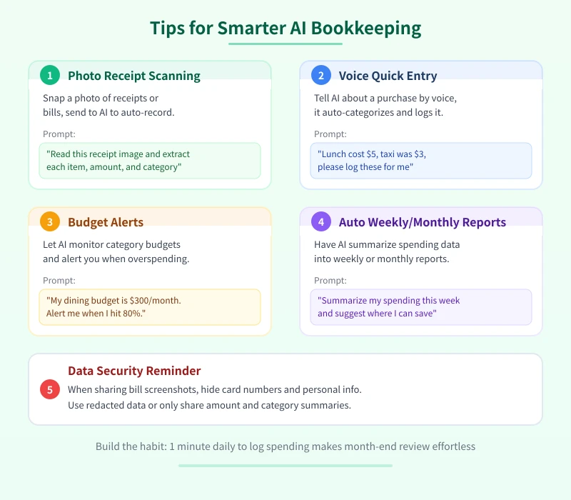 Tips for Smarter AI Bookkeeping