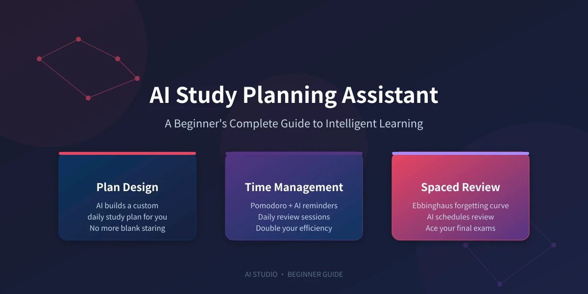 AI Study Planning Assistant Guide: From Planning to Exam Sprint